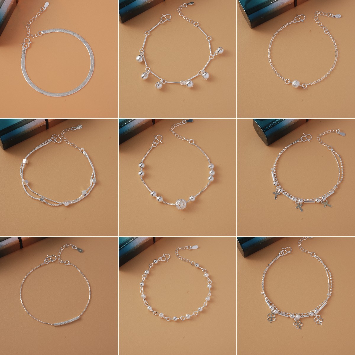 Color-Preserving Student Silver-Plated Bracelet Women's Simple Bracelet Korean Style XINGX Butterfly Ornament Fashion Gift Factory Foreign Trade