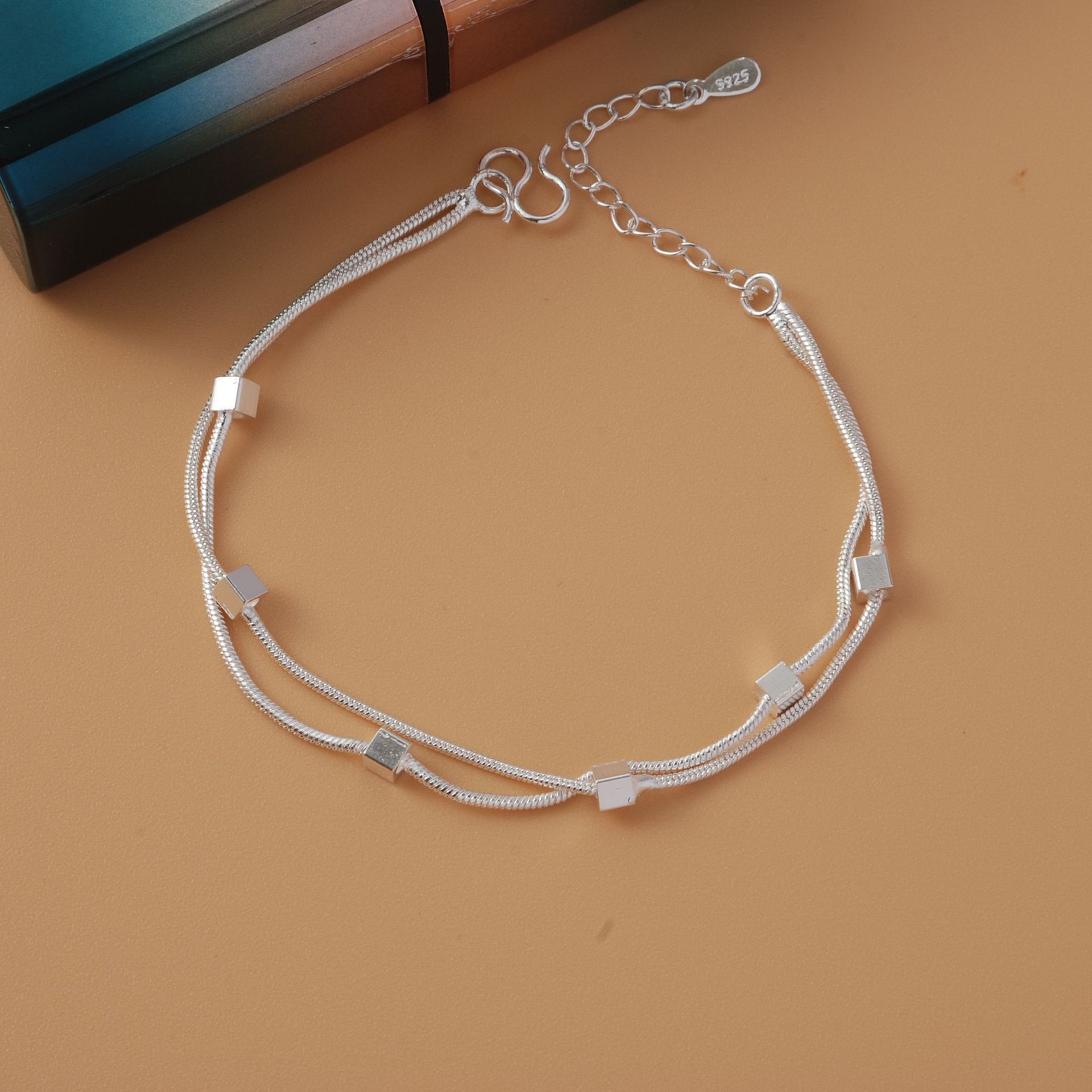 Color-Preserving Student Silver-Plated Bracelet Women's Simple Bracelet Korean Style XINGX Butterfly Ornament Fashion Gift Factory Foreign Trade