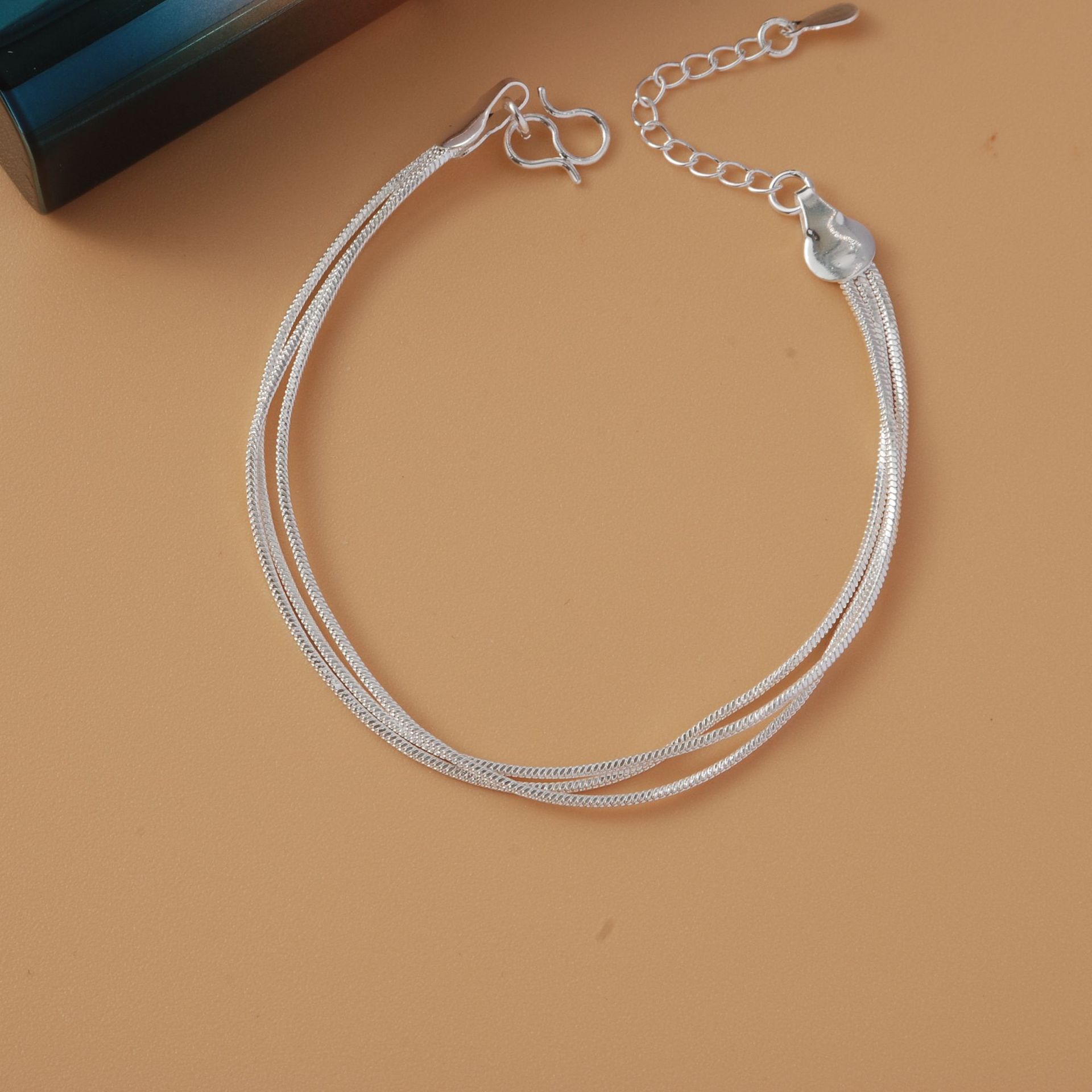 Color-Preserving Student Silver-Plated Bracelet Women's Simple Bracelet Korean Style XINGX Butterfly Ornament Fashion Gift Factory Foreign Trade