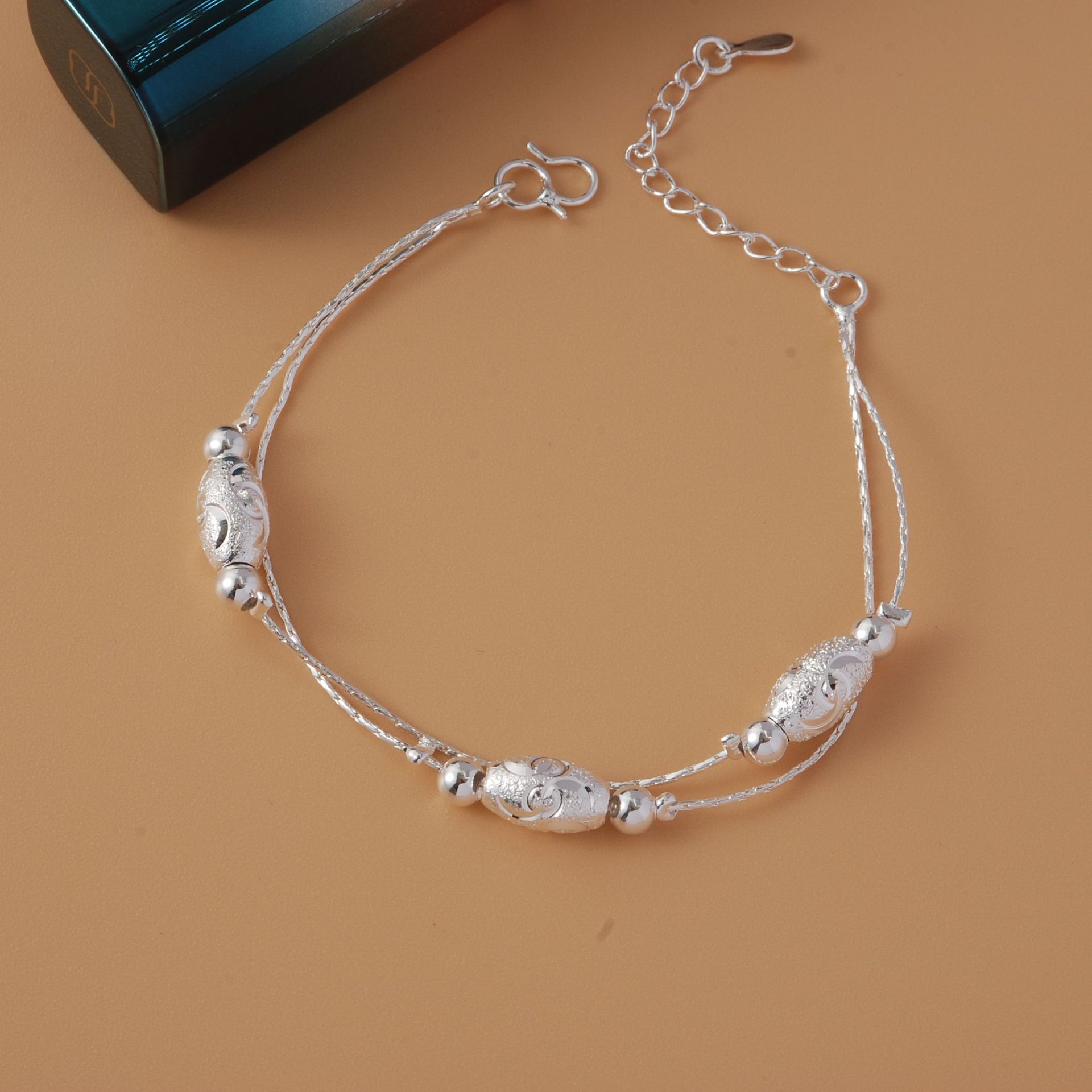 Color-Preserving Student Silver-Plated Bracelet Women's Simple Bracelet Korean Style XINGX Butterfly Ornament Fashion Gift Factory Foreign Trade