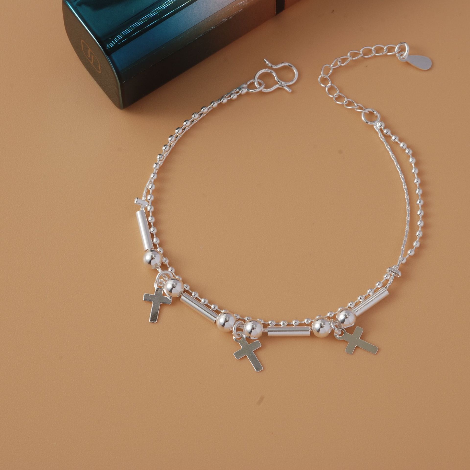 Color-Preserving Student Silver-Plated Bracelet Women's Simple Bracelet Korean Style XINGX Butterfly Ornament Fashion Gift Factory Foreign Trade