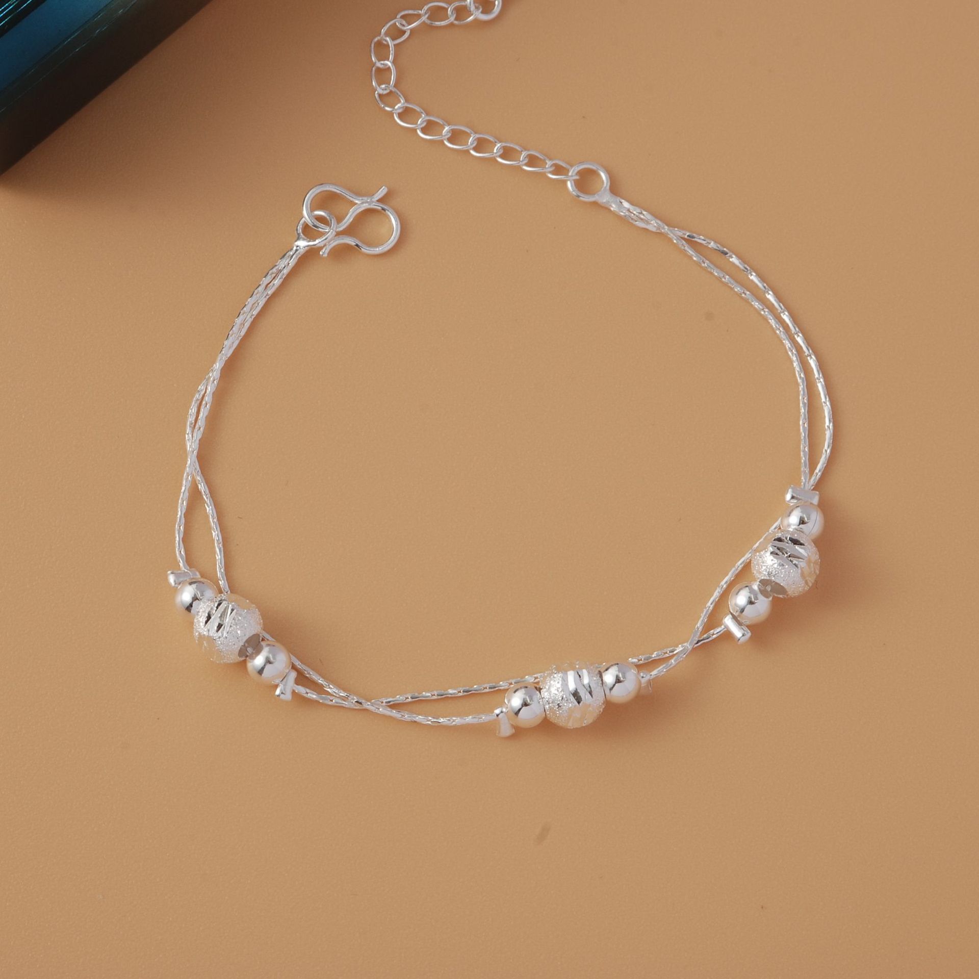 Color-Preserving Student Silver-Plated Bracelet Women's Simple Bracelet Korean Style XINGX Butterfly Ornament Fashion Gift Factory Foreign Trade