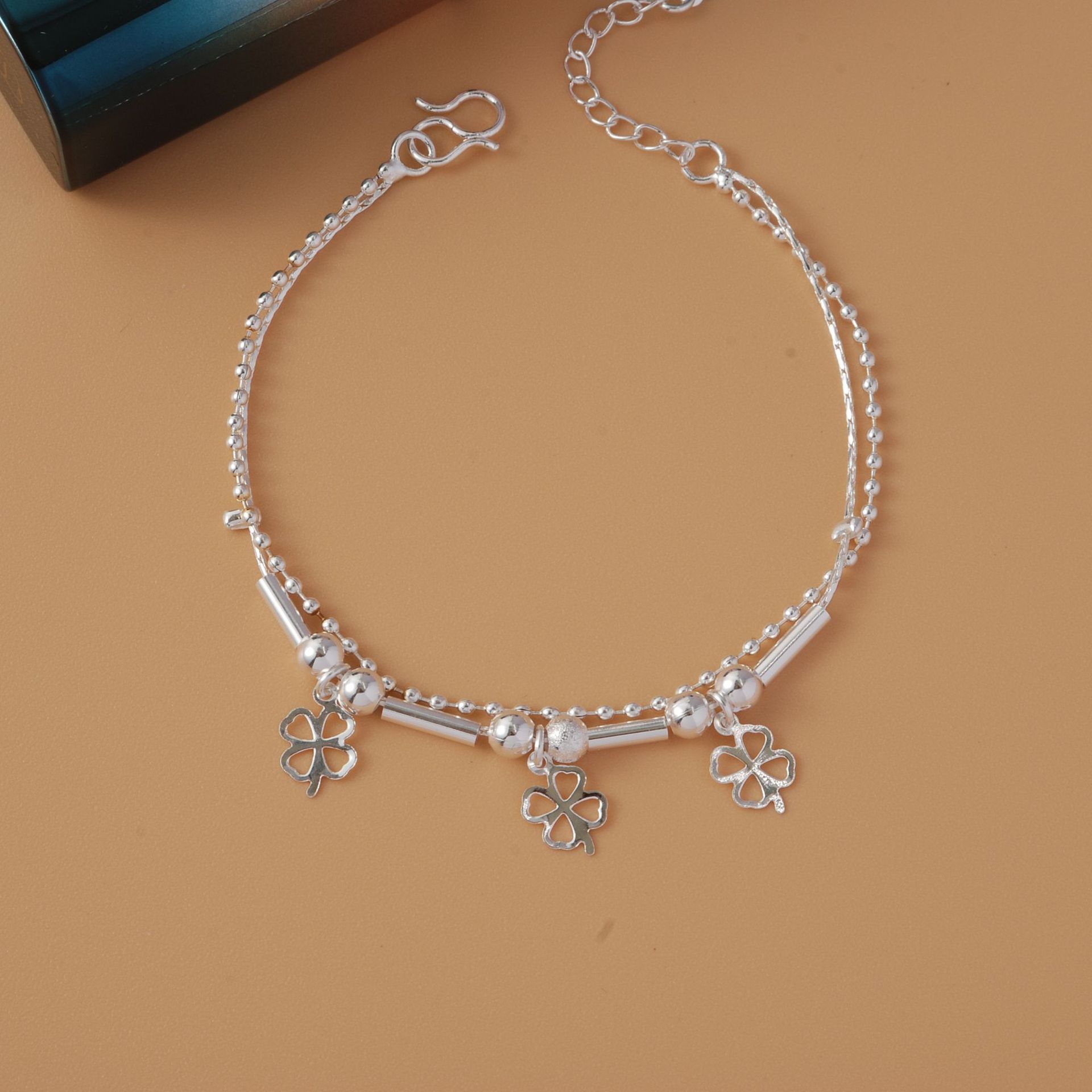 Color-Preserving Student Silver-Plated Bracelet Women's Simple Bracelet Korean Style XINGX Butterfly Ornament Fashion Gift Factory Foreign Trade