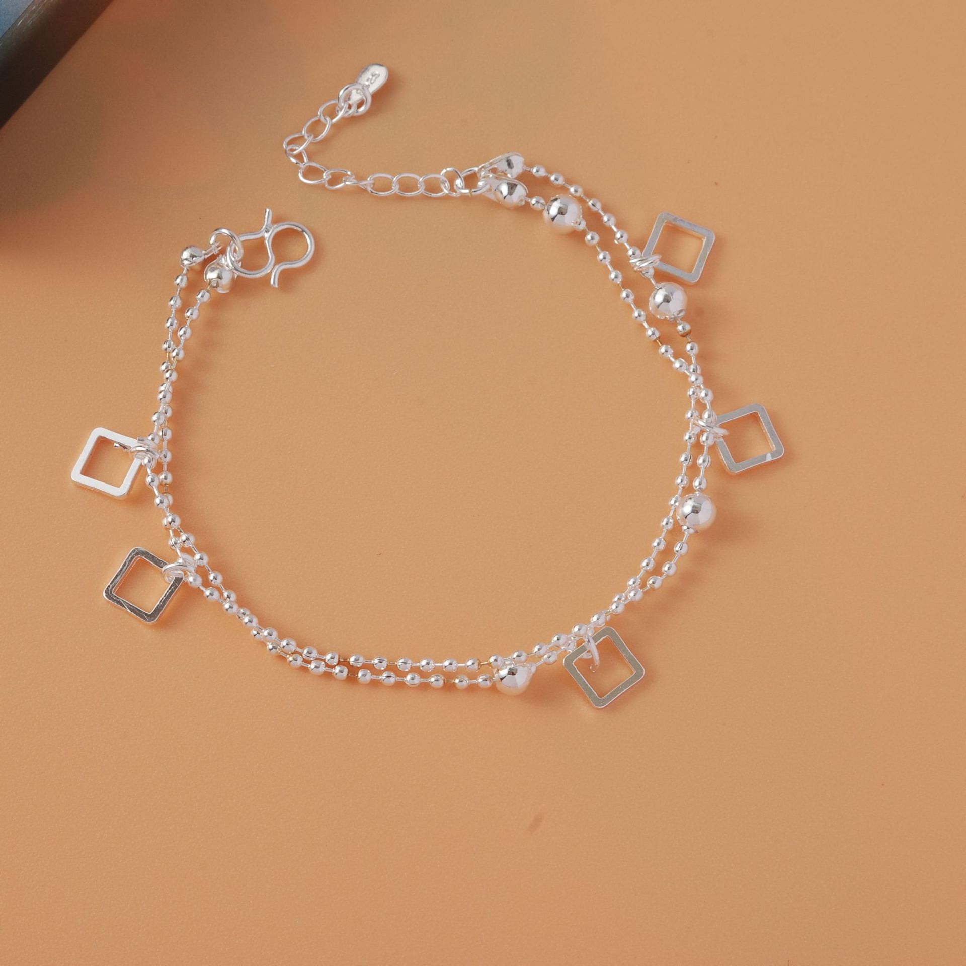 Color-Preserving Student Silver-Plated Bracelet Women's Simple Bracelet Korean Style XINGX Butterfly Ornament Fashion Gift Factory Foreign Trade