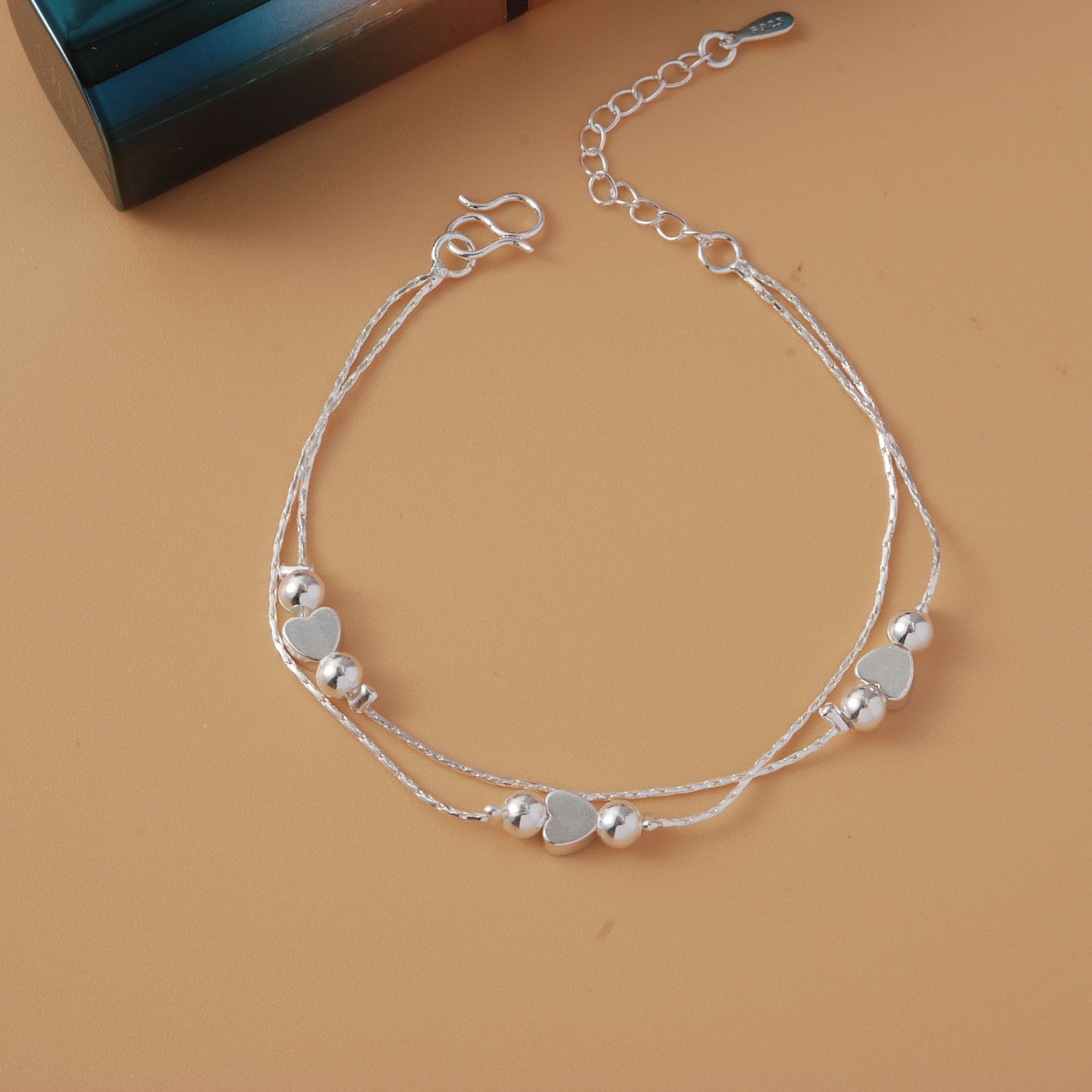 Color-Preserving Student Silver-Plated Bracelet Women's Simple Bracelet Korean Style XINGX Butterfly Ornament Fashion Gift Factory Foreign Trade