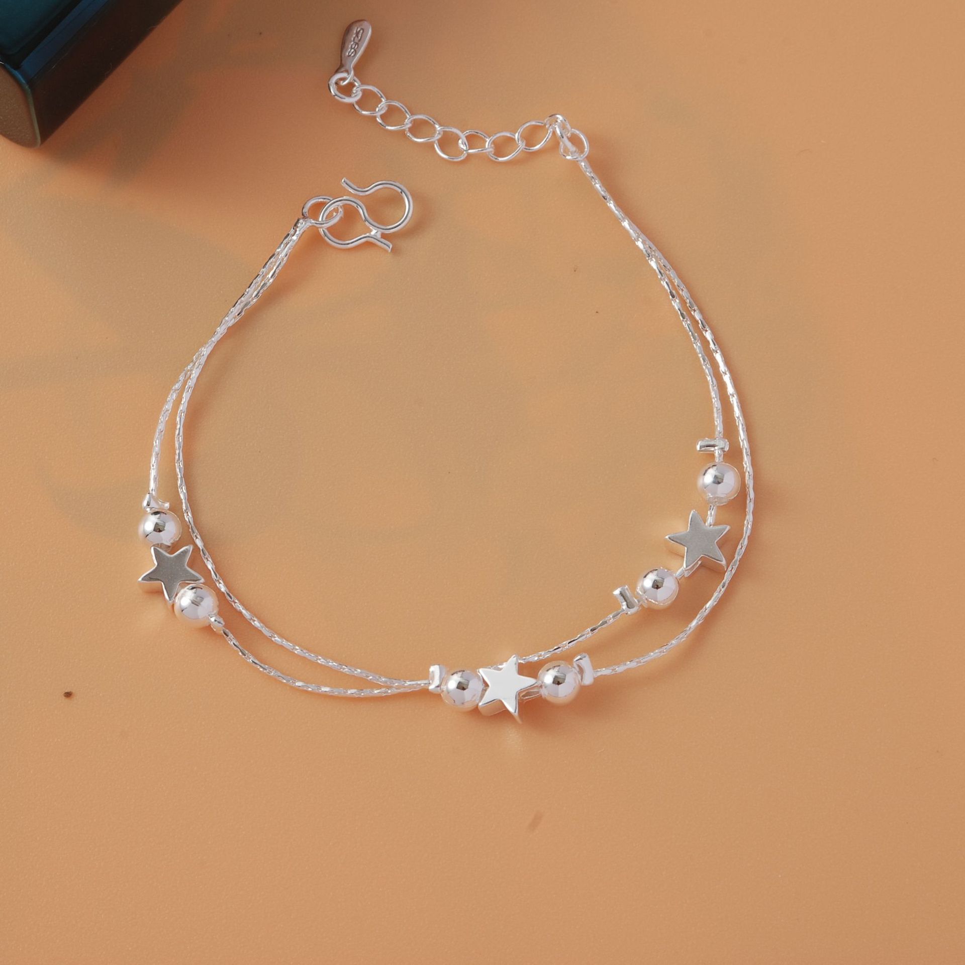 Color-Preserving Student Silver-Plated Bracelet Women's Simple Bracelet Korean Style XINGX Butterfly Ornament Fashion Gift Factory Foreign Trade