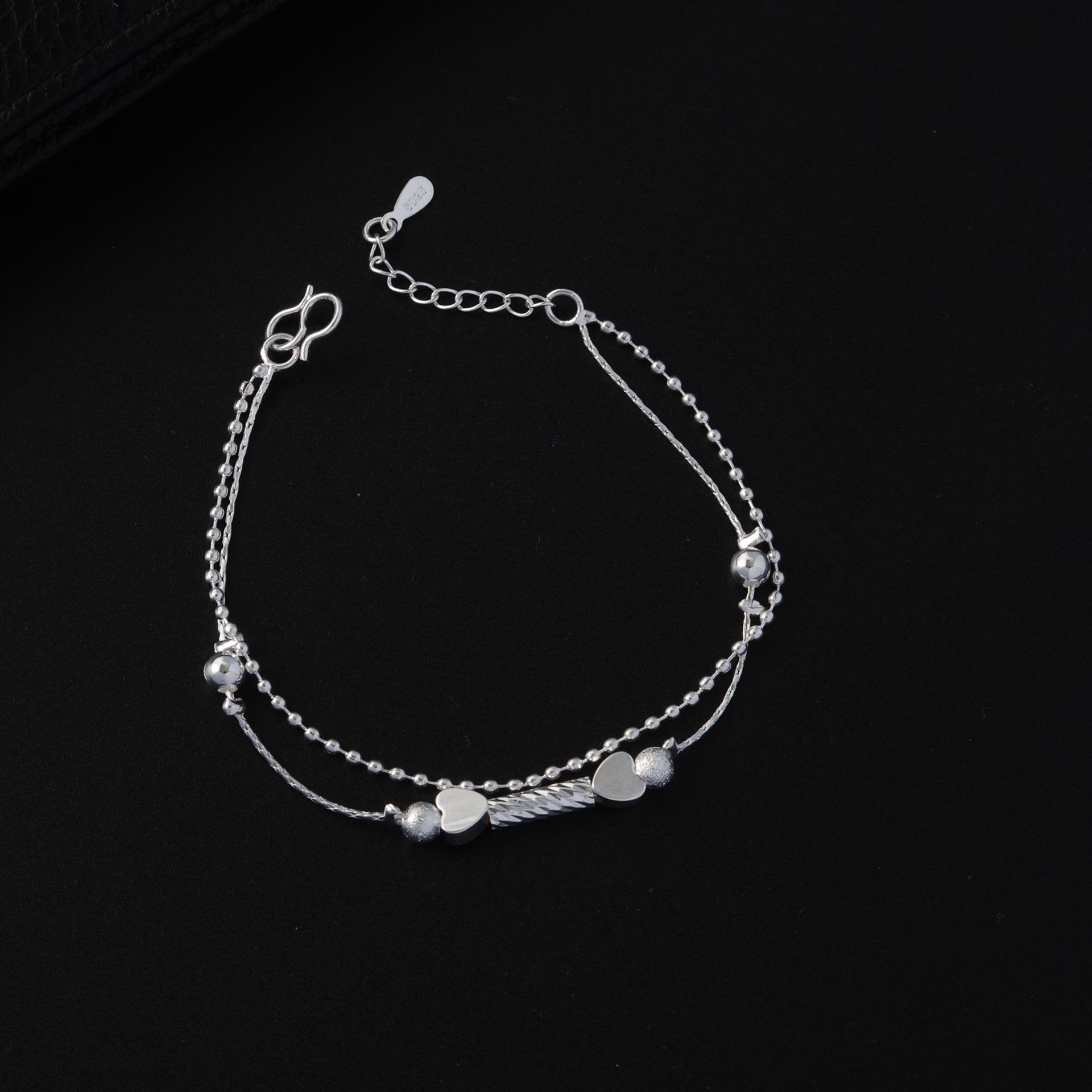 Color-Preserving Student Silver-Plated Bracelet Women's Simple Bracelet Korean Style XINGX Butterfly Ornament Fashion Gift Factory Foreign Trade