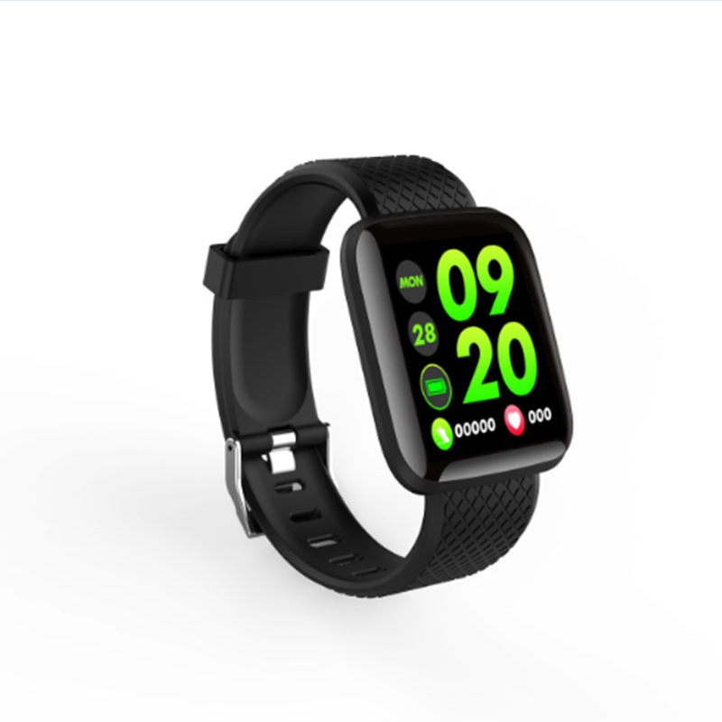Smart Bracelet Heart Rate Blood Pressure 1.3 Color Screen Sports Bracelet Health Pedometer Sleep Monitoring for 116Plus