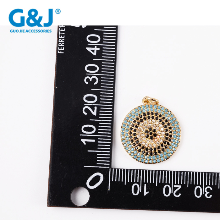 New micro - set color zircon accessories gold-plated copper jewelry DIY necklace bracelet hang New micro - set color zircon accessories gold-plated copper jewelry DIY necklace bracelet hang