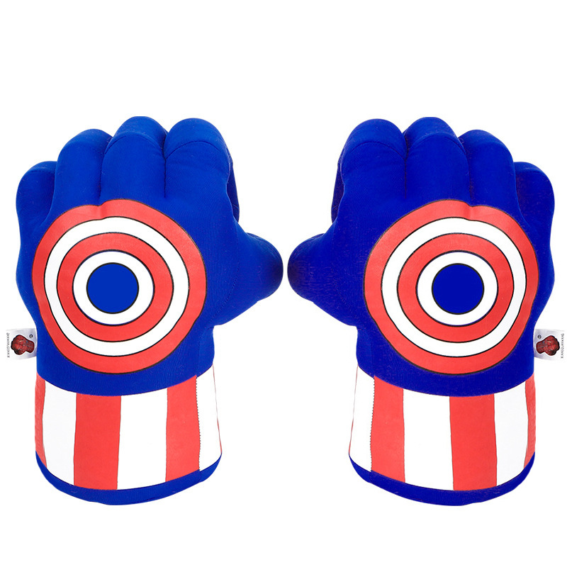 [Foreign Trade Cross-Border] New Green Fist Red Spider Gloves Plush Toy Manufacturer Children's Boxing Gloves Giant