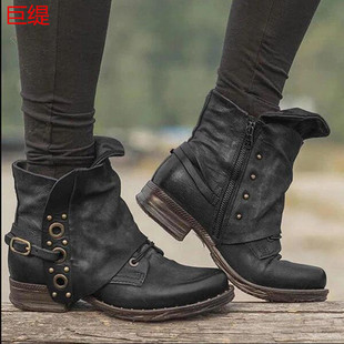 2020 Giant Ti Whole Independent Station Wish Foreign Trade Large Size High Heel Denim Tube Women's Boots 2020 Giant Ti Whole Independent Station Wish Foreign Trade Large Size High Heel Denim Tube Women's Boots