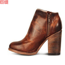 2020 Giant Ti Whole Independent Station Wish Foreign Trade Large Size High Heel Denim Tube Women's Boots 2020 Giant Ti Whole Independent Station Wish Foreign Trade Large Size High Heel Denim Tube Women's Boots