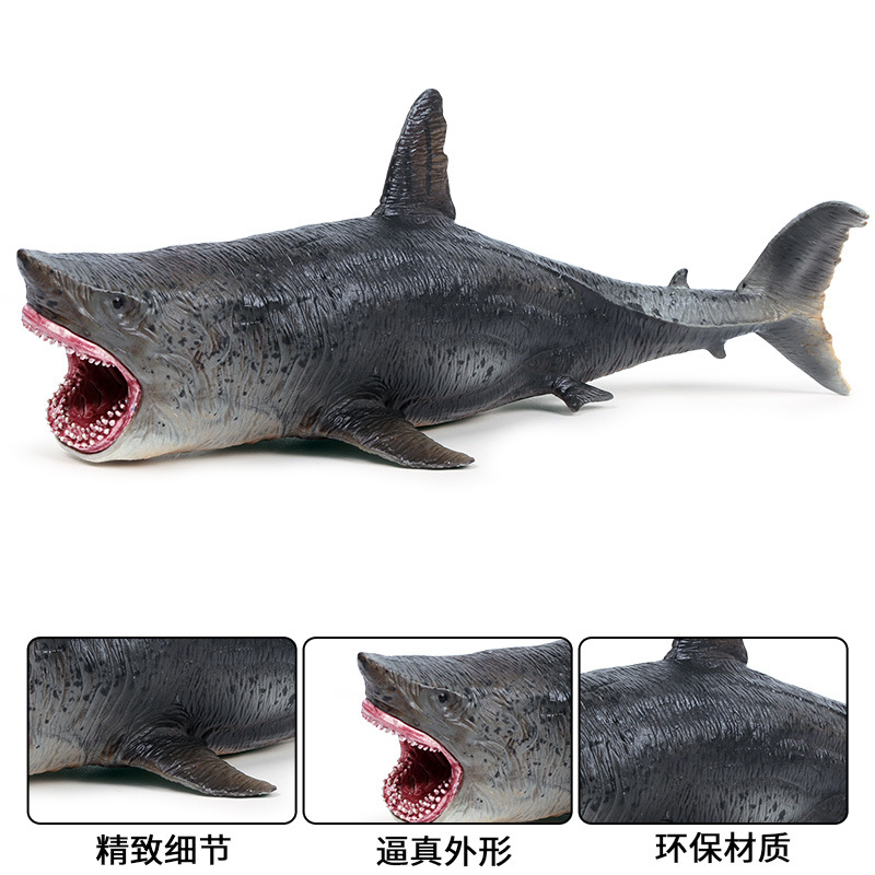 Simulation Model of Marine animals Giant aquarium man-eating shark SHARK Jaws Tiger Children Toy Furnishing articles