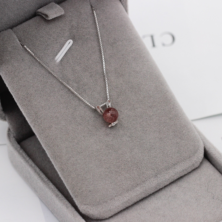 S925 pure silver plated platinum use garnet goldfish necklace simple and stylish valentine 's day gift popular in Chesapeake and Japan S925 pure silver plated platinum use garnet goldfish necklace simple and stylish valentine 's day gift popular in Chesapeake and Japan