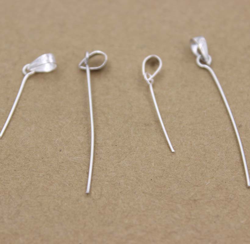 Silver S925Diy Thai silver accessories DIY925 sterling silver accessories garnet accessories wholesale