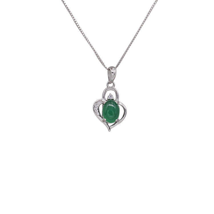 S925 pure silver plated platinum use garnet goldfish necklace simple and stylish valentine &#039;s day gift popular in Chesapeake and Japan