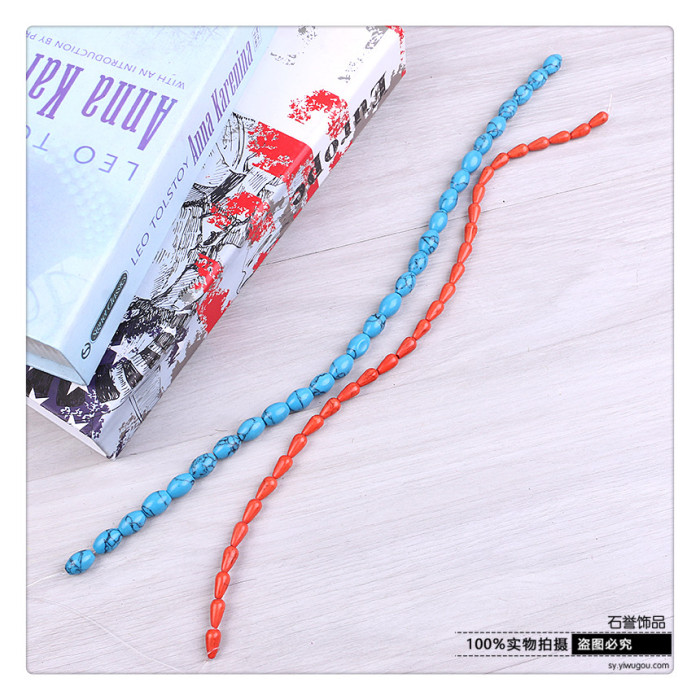 Songshi diy beading bead string hand chain turquoise beads necklace beads of beads