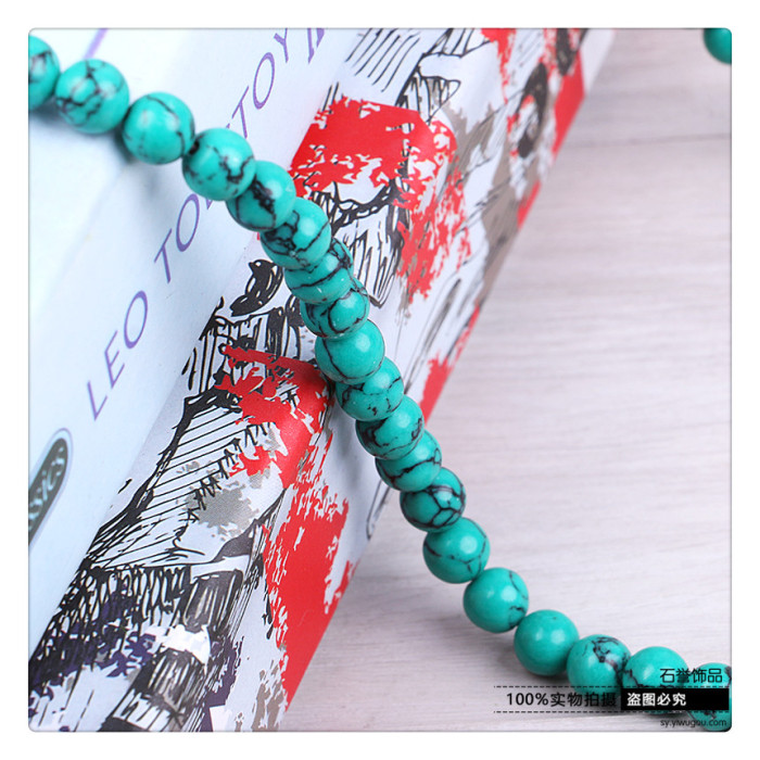 Turquoise barrel beads round bead bead Buddha bead necklace jewelry accessories accessories Turquoise barrel beads round bead bead Buddha bead necklace jewelry accessories accessories