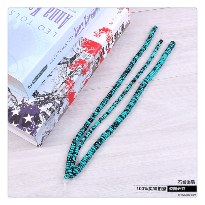 Turquoise xinjiang loose iron wire loose bead piece DIY hand chain accessories accessories Turquoise xinjiang loose iron wire loose bead piece DIY hand chain accessories accessories