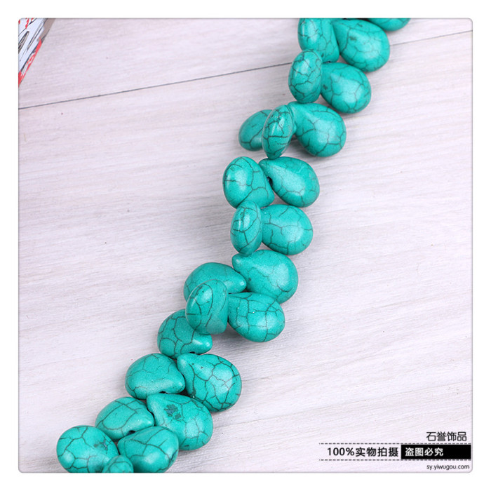 Drop shape turquoise scatter beads diy jewelry accessories handmade beads material necklace bracelet beads Drop shape turquoise scatter beads diy jewelry accessories handmade beads material necklace bracelet beads
