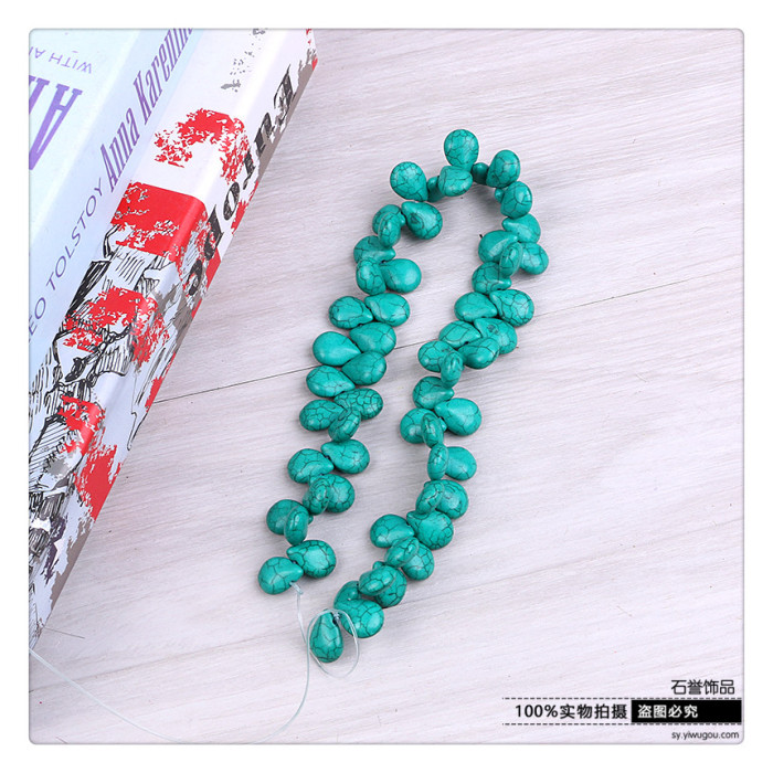 Drop shape turquoise scatter beads diy jewelry accessories handmade beads material necklace bracelet beads Drop shape turquoise scatter beads diy jewelry accessories handmade beads material necklace bracelet beads