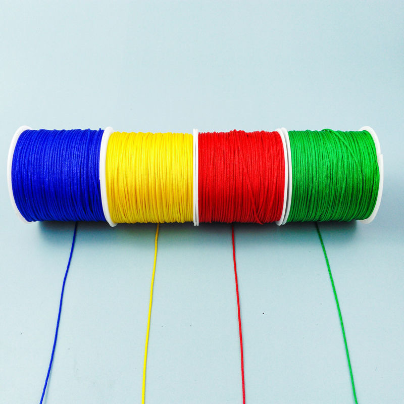 Spot Goods No. 72 Taiwan Jade Thread DIY Handmade Jade String Fine Woven Red Bracelet Strand Tassel Wire Jewelry Braiding Thread
