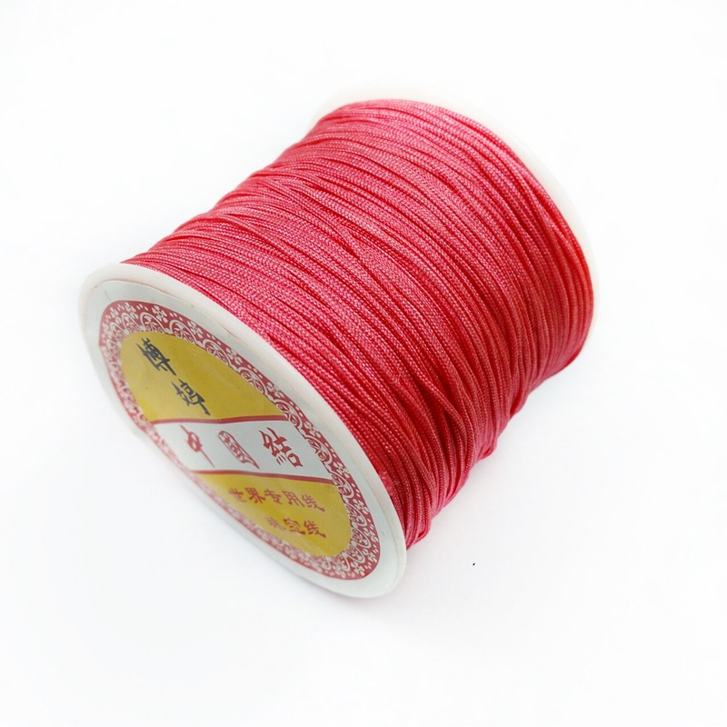 Spot Goods No. 72 Taiwan Jade Thread DIY Handmade Jade String Fine Woven Red Bracelet Strand Tassel Wire Jewelry Braiding Thread Spot Goods No. 72 Taiwan Jade Thread DIY Handmade Jade String Fine Woven Red Bracelet Strand Tassel Wire Jewelry Braiding Thread