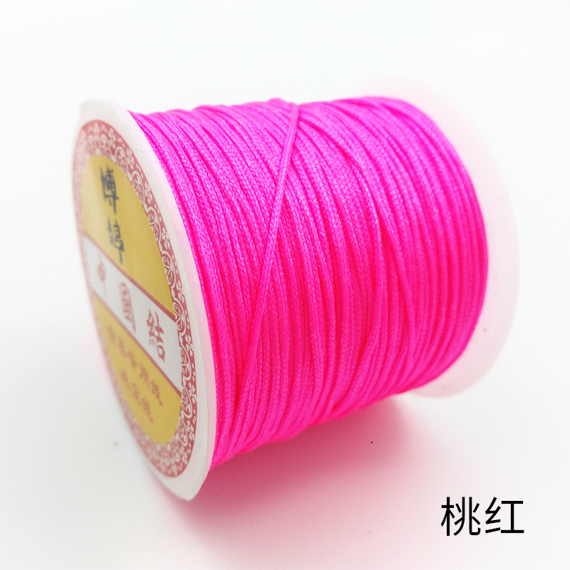 Spot Goods No. 72 Taiwan Jade Thread DIY Handmade Jade String Fine Woven Red Bracelet Strand Tassel Wire Jewelry Braiding Thread Spot Goods No. 72 Taiwan Jade Thread DIY Handmade Jade String Fine Woven Red Bracelet Strand Tassel Wire Jewelry Braiding Thread