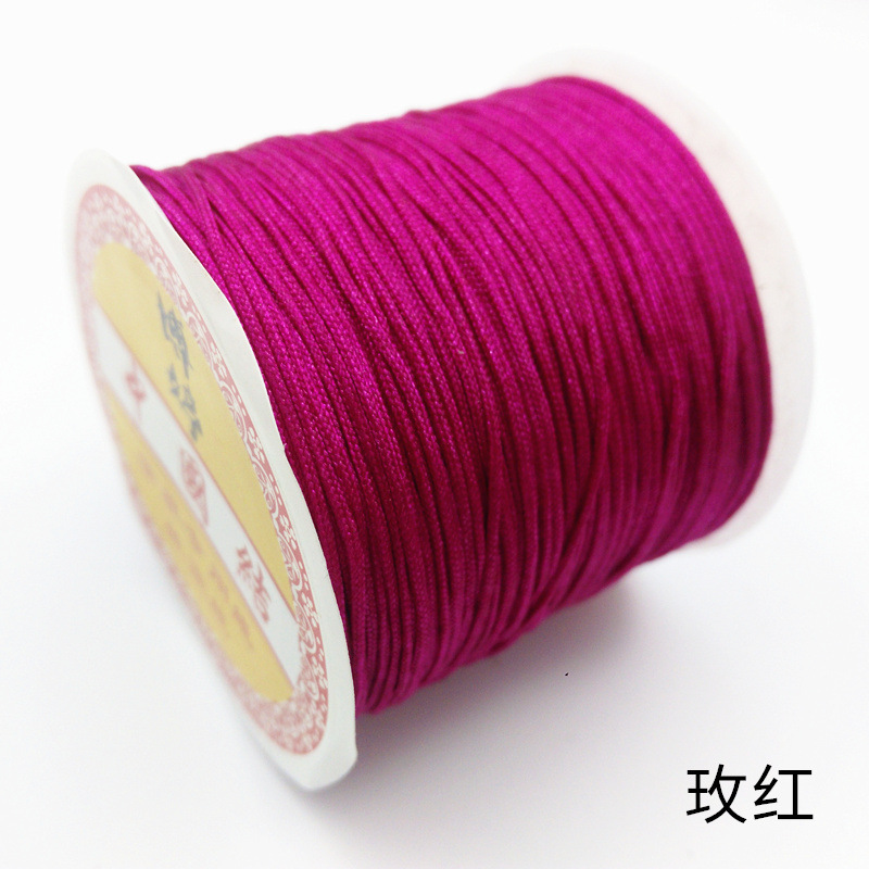 Spot Goods No. 72 Taiwan Jade Thread DIY Handmade Jade String Fine Woven Red Bracelet Strand Tassel Wire Jewelry Braiding Thread Spot Goods No. 72 Taiwan Jade Thread DIY Handmade Jade String Fine Woven Red Bracelet Strand Tassel Wire Jewelry Braiding Thread