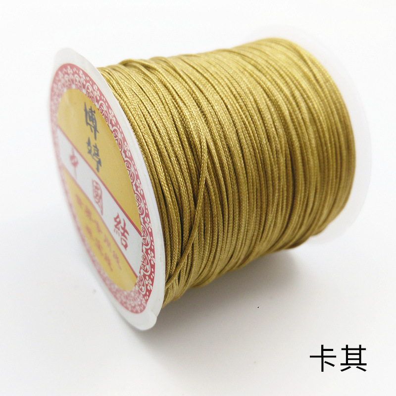 Spot Goods No. 72 Taiwan Jade Thread DIY Handmade Jade String Fine Woven Red Bracelet Strand Tassel Wire Jewelry Braiding Thread Spot Goods No. 72 Taiwan Jade Thread DIY Handmade Jade String Fine Woven Red Bracelet Strand Tassel Wire Jewelry Braiding Thread