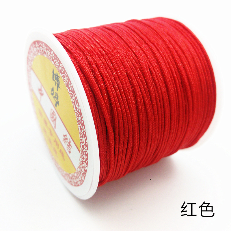 Spot Goods No. 72 Taiwan Jade Thread DIY Handmade Jade String Fine Woven Red Bracelet Strand Tassel Wire Jewelry Braiding Thread Spot Goods No. 72 Taiwan Jade Thread DIY Handmade Jade String Fine Woven Red Bracelet Strand Tassel Wire Jewelry Braiding Thread