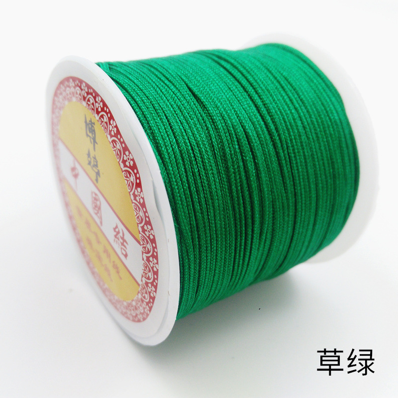 Spot Goods No. 72 Taiwan Jade Thread DIY Handmade Jade String Fine Woven Red Bracelet Strand Tassel Wire Jewelry Braiding Thread Spot Goods No. 72 Taiwan Jade Thread DIY Handmade Jade String Fine Woven Red Bracelet Strand Tassel Wire Jewelry Braiding Thread