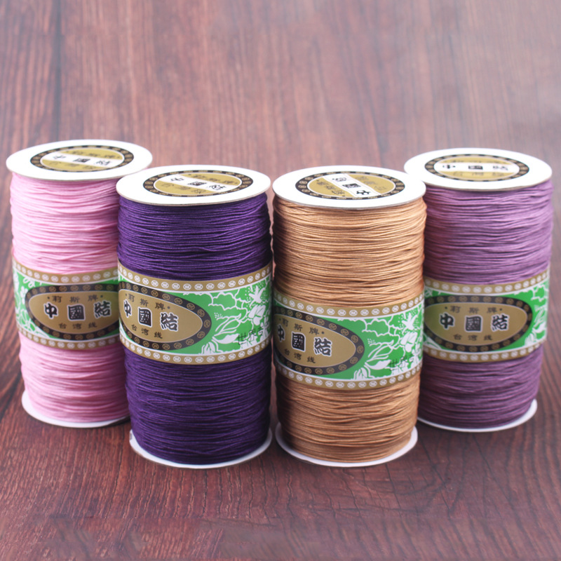 Lisi Brand No. 72 Jade Thread 0.8 1.2mm Large Roll Jewelry Thread a Line DIY Bracelet Necklace Common Wire Wholesale