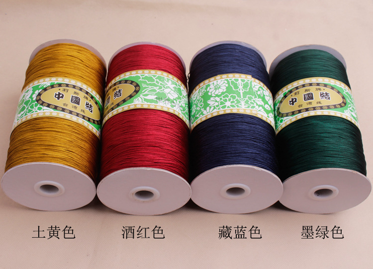 Lisi Brand No. 72 Jade Thread 0.8 1.2mm Large Roll Jewelry Thread a Line DIY Bracelet Necklace Common Wire Wholesale