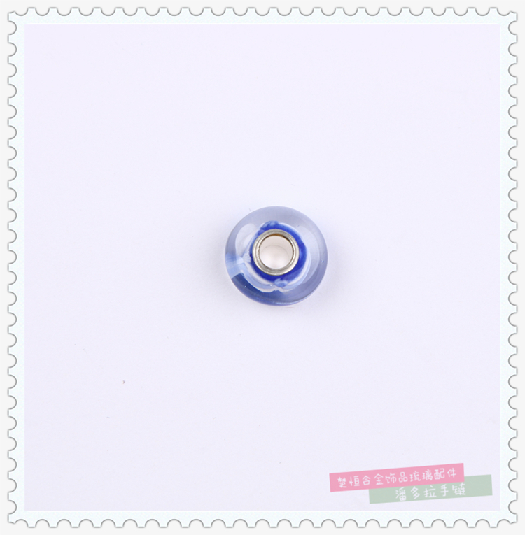 Gradient Mixed Color S925 Silver Material DIY Bead Accessories String Pandora Bracelet Trendy Silver Accessories