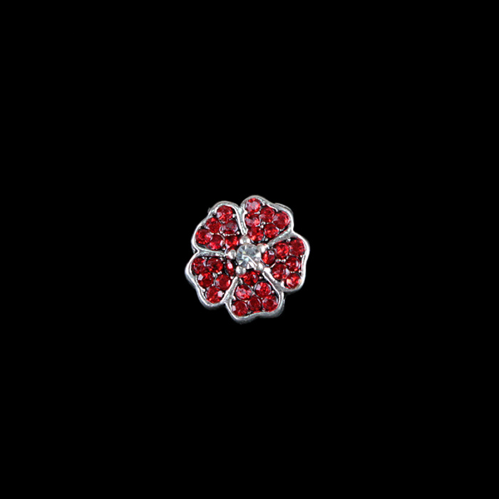 Pandora DIY ornament accessory oriental cherry shape rhinestone decoration beads