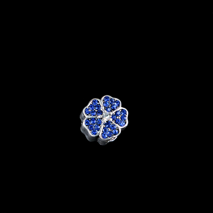 Pandora DIY ornament accessory oriental cherry shape rhinestone decoration beads