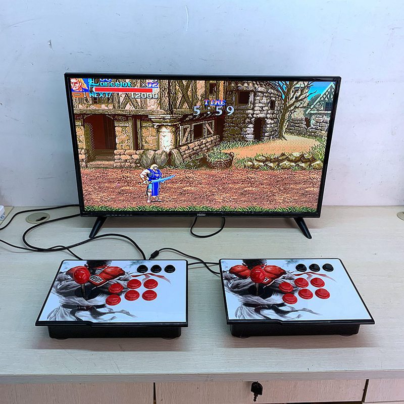 Pandora&#039;s box 9D split ABS family arcade game 2700 and 1 Pandora legendary fighting machine rocker