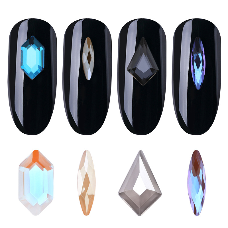Nail Beauty Ornament Rhinestone Fancy Shape Diamonds Mixed Aurora Diamond Phantom Purple Nail Crystal Bottoming Drill 100 PCs Manicure Jewelry Wholesale Nail Beauty Ornament Rhinestone Fancy Shape Diamonds Mixed Aurora Diamond Phantom Purple Nail Crystal Bottoming Drill 100 PCs Manicure Jewelry Wholesale