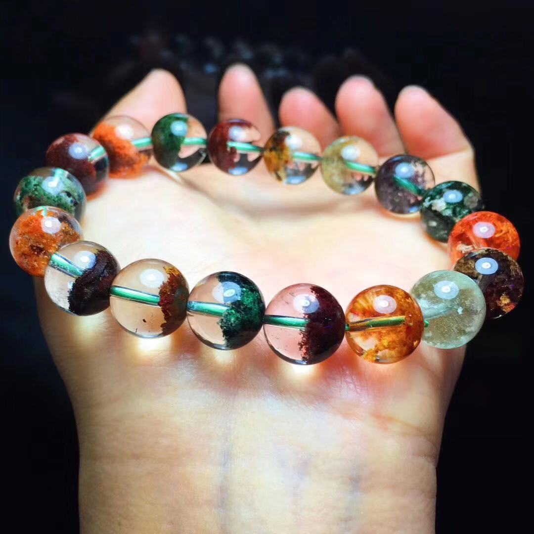 Natural Crystal Bracelet Amethyst Moonstone Green Phantom Quartz Garnet Tourmaline Aquamarine Strawberry Quartz Pink Crystal Purple Titanium Natural Crystal Bracelet Amethyst Moonstone Green Phantom Quartz Garnet Tourmaline Aquamarine Strawberry Quartz Pink Crystal Purple Titanium