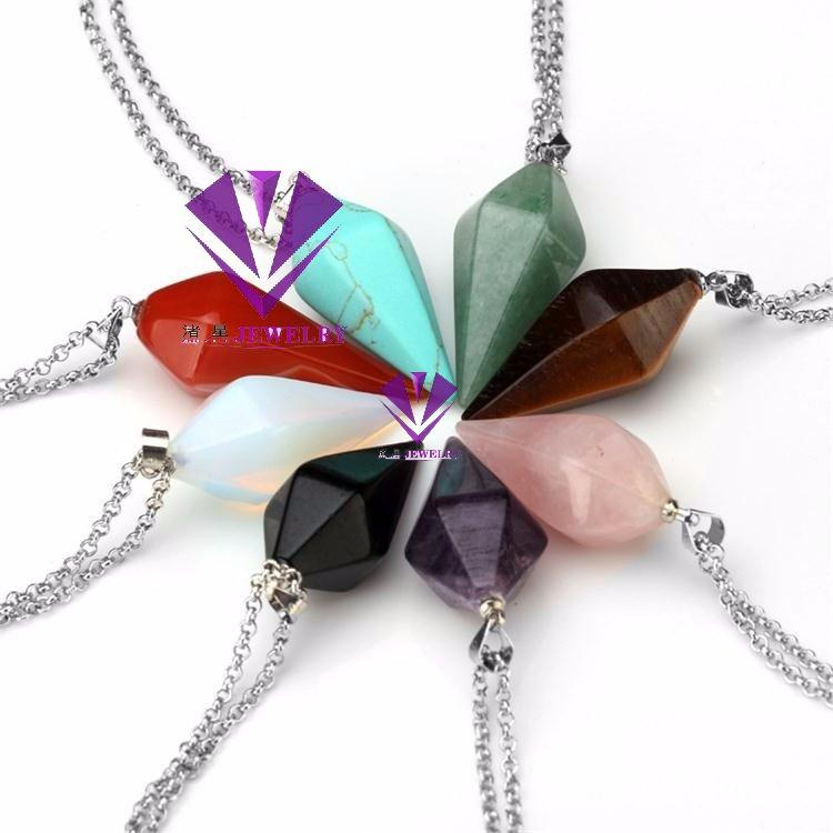 Natural stone pendant, purple crystal, blue gold, agate, gold sand, opal, tiger eye stone. Natural stone pendant, purple crystal, blue gold, agate, gold sand, opal, tiger eye stone.