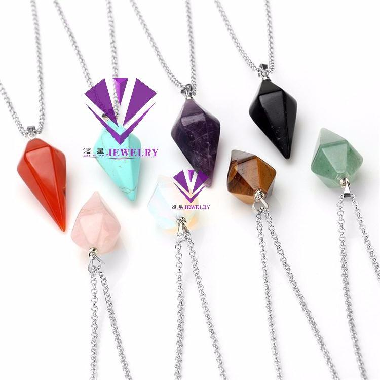 Natural stone pendant, purple crystal, blue gold, agate, gold sand, opal, tiger eye stone. Natural stone pendant, purple crystal, blue gold, agate, gold sand, opal, tiger eye stone.