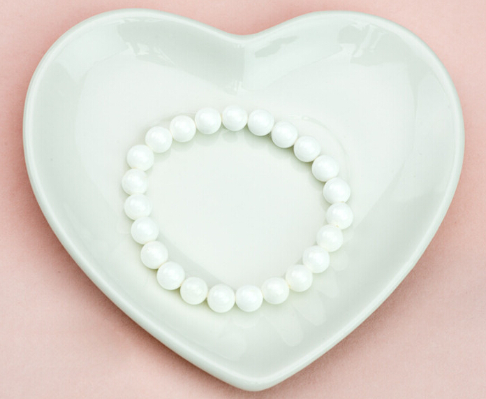 [YiBei Coral] Natural shell natural Tridacna Beads Bracelet Buddhist Tridacna men and women section