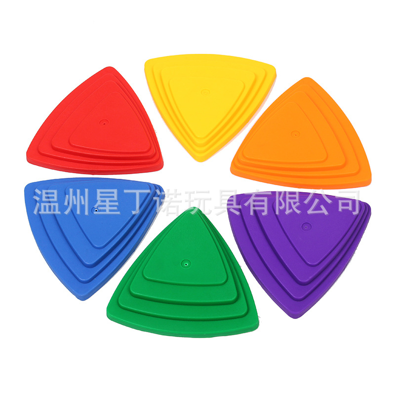 Training Early Education Sensory integration equipment autism Hyperactivity Balance Coordination across the River Stone