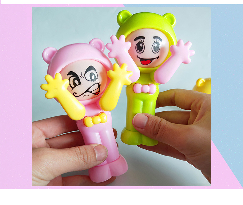Tiktok Same Style Guess Boxing Face Changing Doll Toy Happy Rotary Table Stone Scissors Cloth Change Face Once Pressed Tiktok Same Style Guess Boxing Face Changing Doll Toy Happy Rotary Table Stone Scissors Cloth Change Face Once Pressed