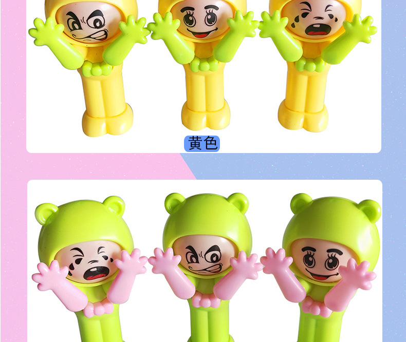 Tiktok Same Style Guess Boxing Face Changing Doll Toy Happy Rotary Table Stone Scissors Cloth Change Face Once Pressed Tiktok Same Style Guess Boxing Face Changing Doll Toy Happy Rotary Table Stone Scissors Cloth Change Face Once Pressed