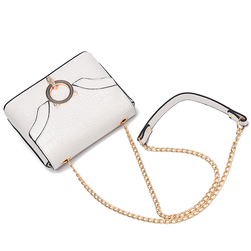 Bag woman 2020 new summer spot can mix and match one shoulder bag diagonal bag pure color stone grain elegant lady style