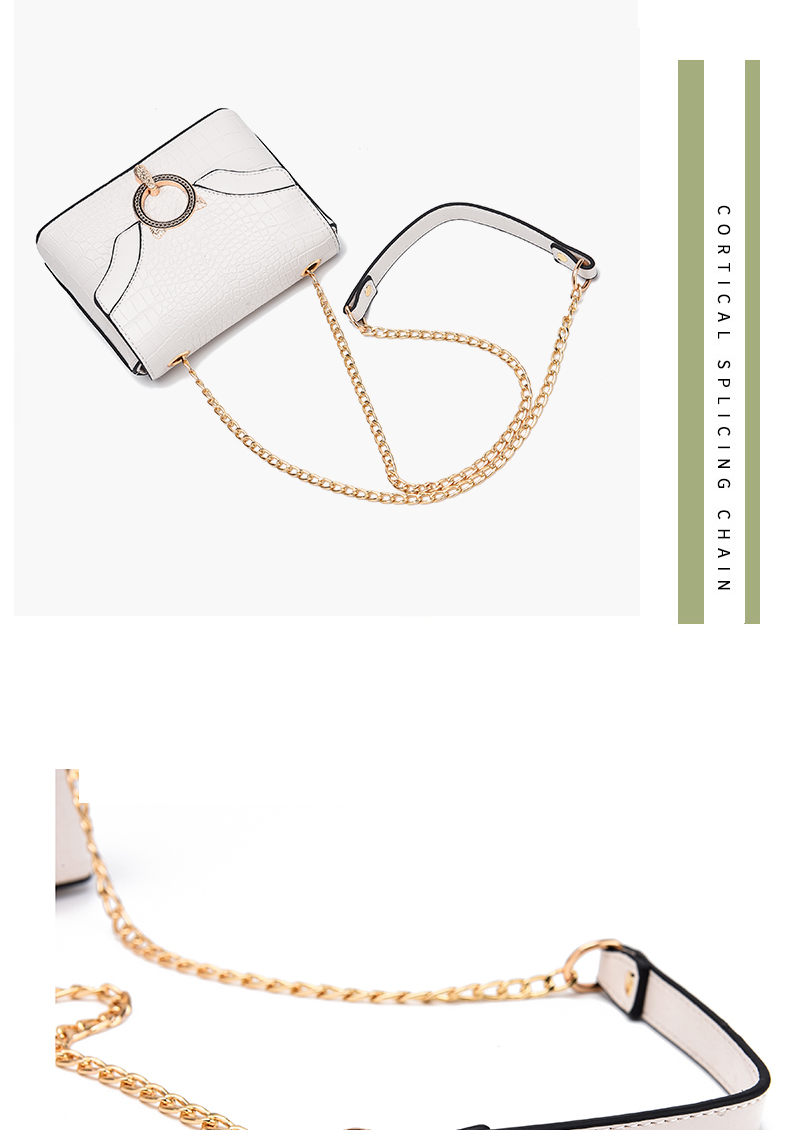Bag woman 2020 new summer spot can mix and match one shoulder bag diagonal bag pure color stone grain elegant lady style Bag woman 2020 new summer spot can mix and match one shoulder bag diagonal bag pure color stone grain elegant lady style
