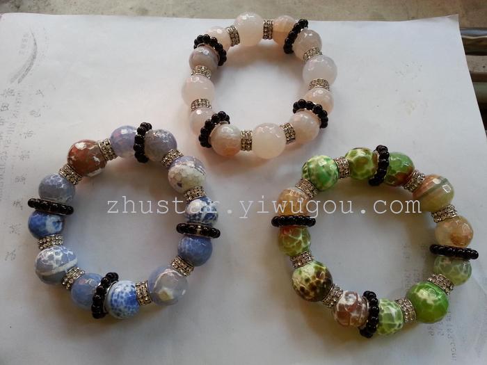 Natural stone, agate stone, colorful agate bracelet, opal jewelry Natural stone, agate stone, colorful agate bracelet, opal jewelry