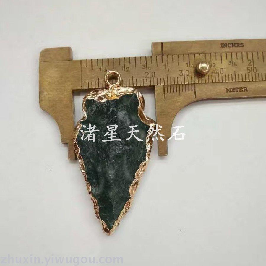 Natural stone jewelry, amethyst, green gold, Onyx, agate crystal pendant jewelry